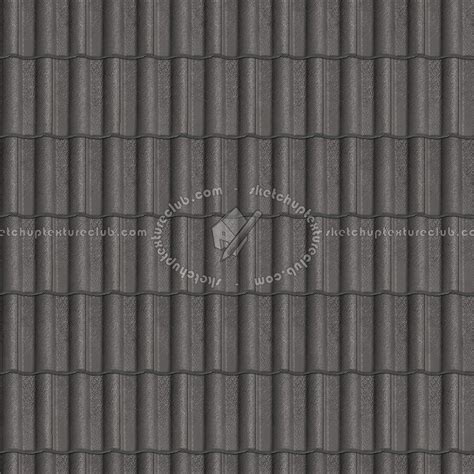 Concrete roof tile texture seamless 03469