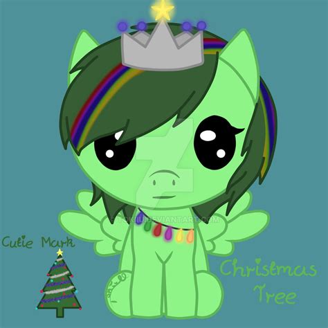 MLP Christmas Adoptable - Christmas Tree by TokiiU on DeviantArt