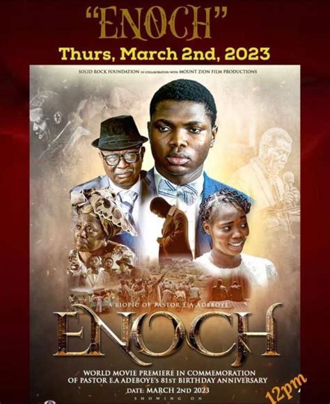 Damilola Mike-Bamiloye Movie Enoch Set For March Release