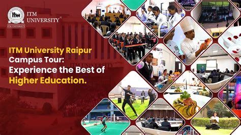 ITM University Raipur | Campus Life | Best of Higher Education - YouTube