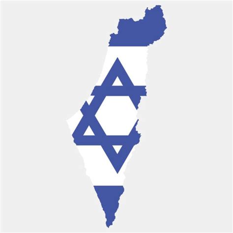 Israel flag map - Breaking Matzo