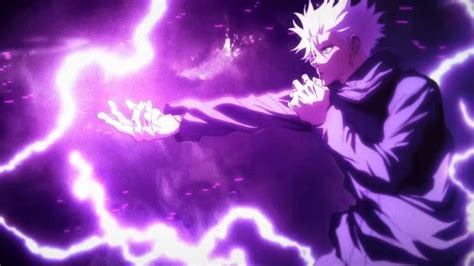 Hollow Purple | Gojo Satorou | Jujutsu kaisen | Anime background ...