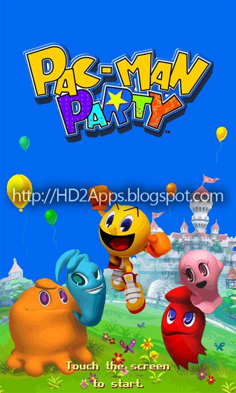 HD2 Apps: HTC HD2 Games: Pac-Man Party v1.0