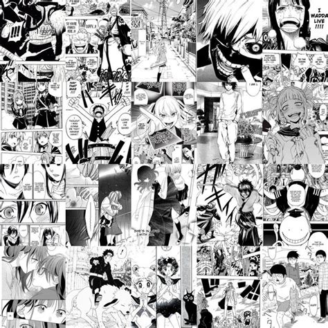 206pcs Anime Wall Collage Manga Aesthetic Manga Wall Manga - Etsy ...