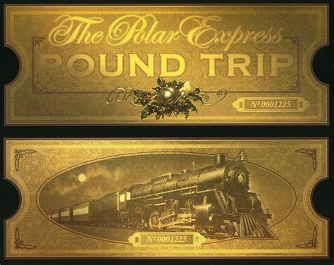 Polar Express Ticket | The Polar Express Round Trip