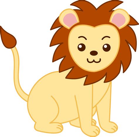 Baby Boy Lion Clipart