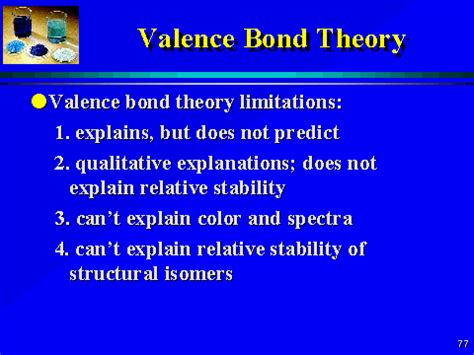 Valence Bond Theory