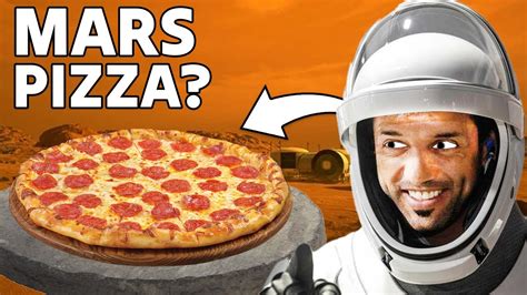 Making PIZZA on Mars *Space Food* - YouTube