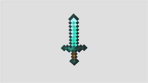 Diamond Sword - Download Free 3D model by rahmanerlantoo [2f6d687 ...