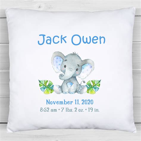 Personalized Baby Pillow Baby Pillow with Birth Stats Nursery | Etsy