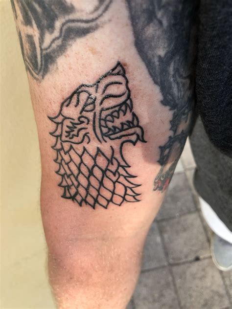 [no spoilers] house stark sigil tattoo that I just had done today. : r ...