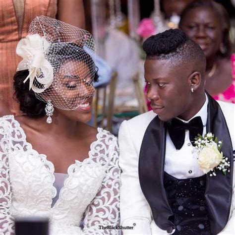 See Cute Photos From Wedding Ceremony Of Ghanaian Artiste, Stonebwoy ...