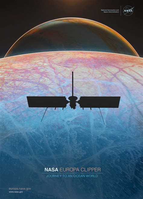 Europa Clipper: Journey to an Ocean World Poster – NASA's Europa Clipper