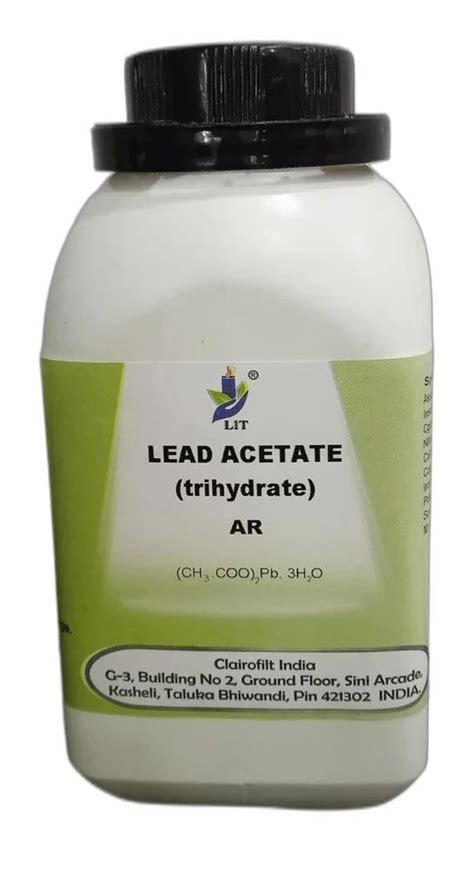 Analytical Grade Lead Acetate, >99%, 6080-56-4 at Rs 1830/kg in Thane