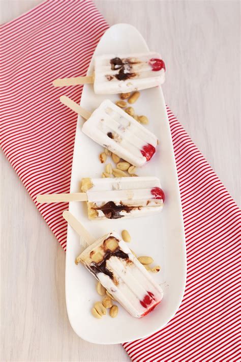 Banana Split Popsicles