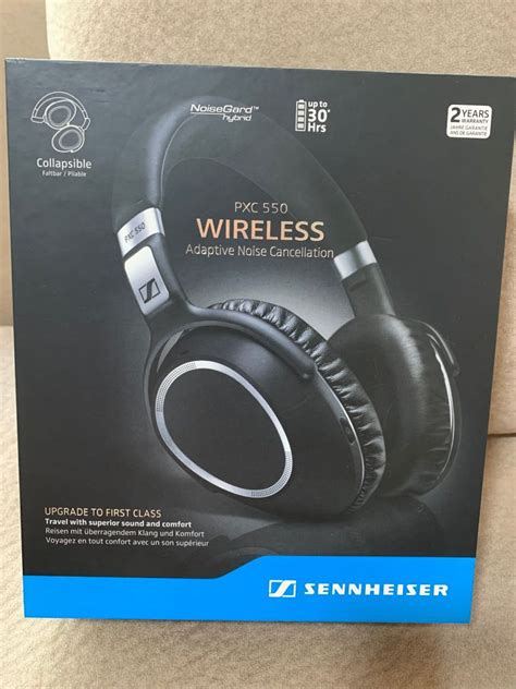 Sennheiser PXC 550 Noise Cancelling Bluetooth Wireless Headphones ...