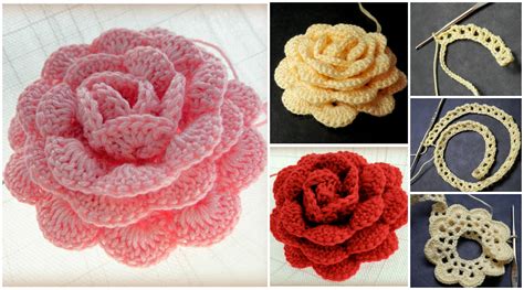 Crochet Rose With 1.25mm Hook - Pretty Ideas