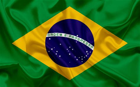 Download imagens Bandeira brasileira, Brasil, América Do Sul, seda ...