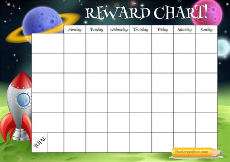 Reward Chart Printable Kids sticker Chart with Superhero Elements ...