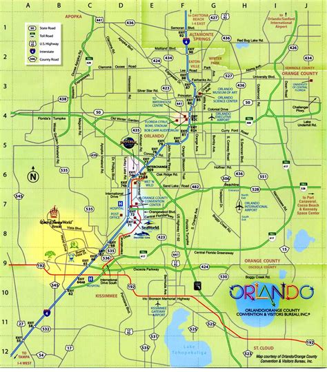 maps of dallas: Orlando Florida Map