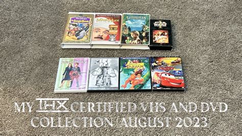 My THX-Certified VHS and DVD Collection (August 2023) {649 Subscribers ...