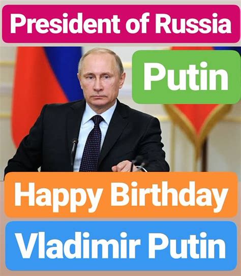 Vladimir Putin's Birthday Celebration | HappyBday.to