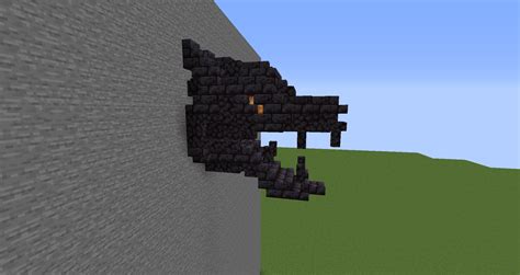 Minecraft Dragon Head Build