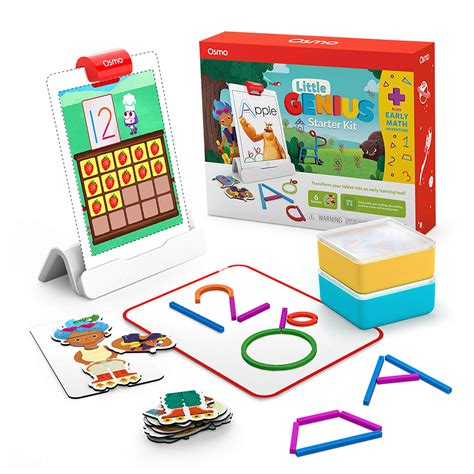 Osmo - Little Genius Starter Kit for iPad + Early Math Adventure - 6 ...