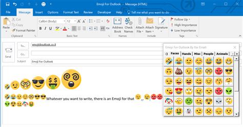 Como Insertar Emojis En Outlook 365 - Printable Templates Free