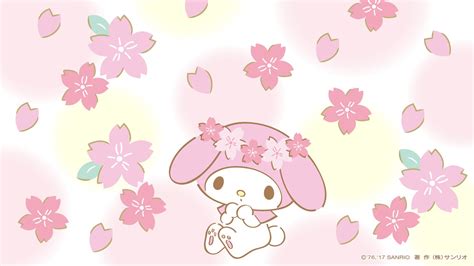 My Melody Aesthetic Wallpaper Pc Sanrio Desktop Kuromi Wallpaperforu ...