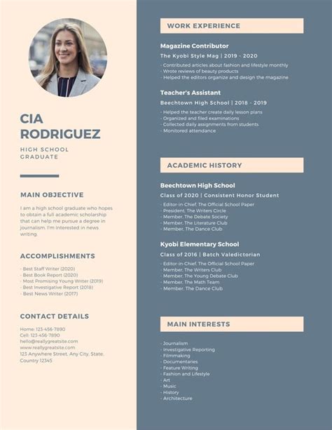 Canva resume templates - dikiandroid