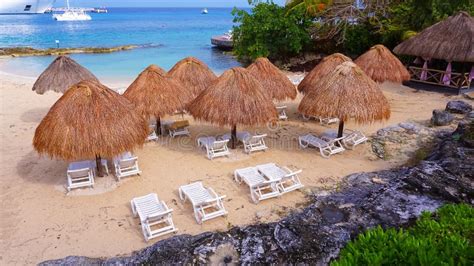 Port in Puerta Maya - Cozumel, Mexico Stock Photo - Image of island ...