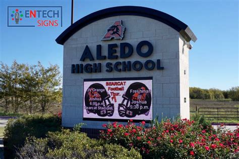 Entech Signs - Alpha-LED - Gallery | Aledo High School - LED Signs For ...