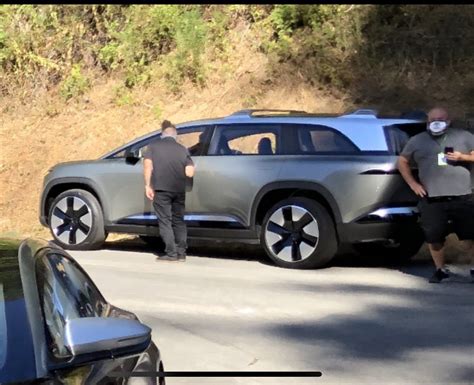 Lucid electric SUV prototype spotted ahead of launch | Electrek