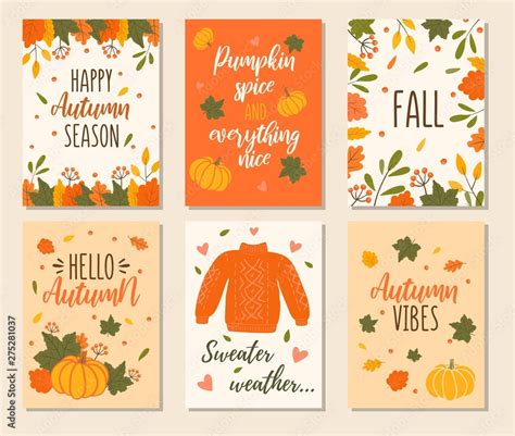 Paper Paper & Party Supplies Autumn Greeting Card Set etna.com.pe