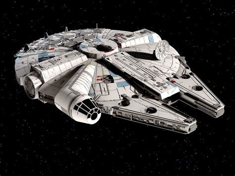 Star Wars Millennium Falcon - 3D Model by SQUIR