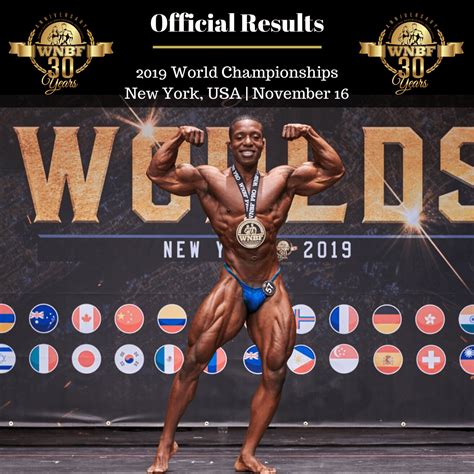 RESULTS: 2019 WORLDS – World Natural Bodybuilding Federation