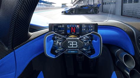 The Bugatti Bolide's Interior Is a Track Day Paradise Draped in Blue