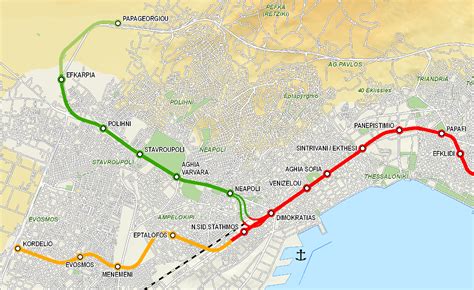 Thessaloniki Metro Map – ΑΤΤΙΚΟ ΜΕΤΡΟ Α.Ε.