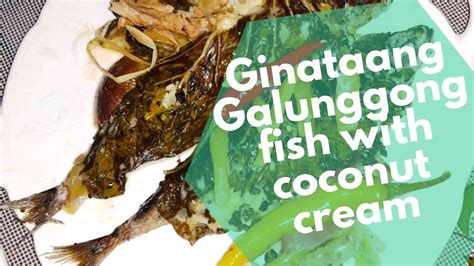 Ginataang Galunggong recipe: fish with coconut cream