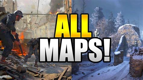 Call Of Duty WW2 Multiplayer Maps