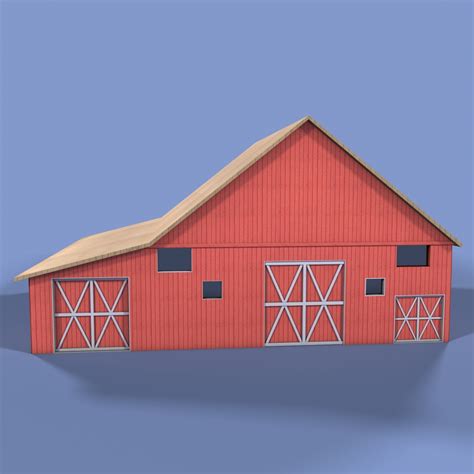 3d model farm house