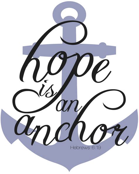 Hope With Anchor - ClipArt Best