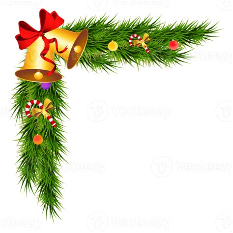 Christmas garland corner 19775651 PNG