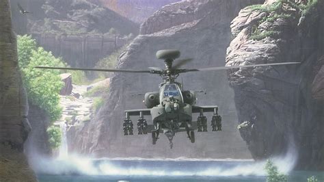 Boeing Ah-64 Apache Wallpaper HD Download