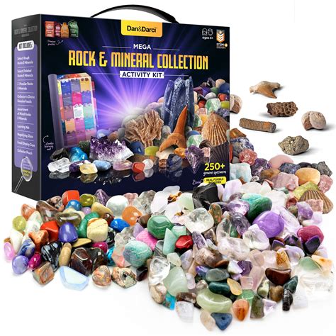 Buy Rock Collection for Kids. Includes 250+ Bulk Rocks, Gemstones ...