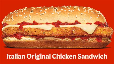 Burger King Brings Back Italian Original Chicken Sandwich - Chew Boom