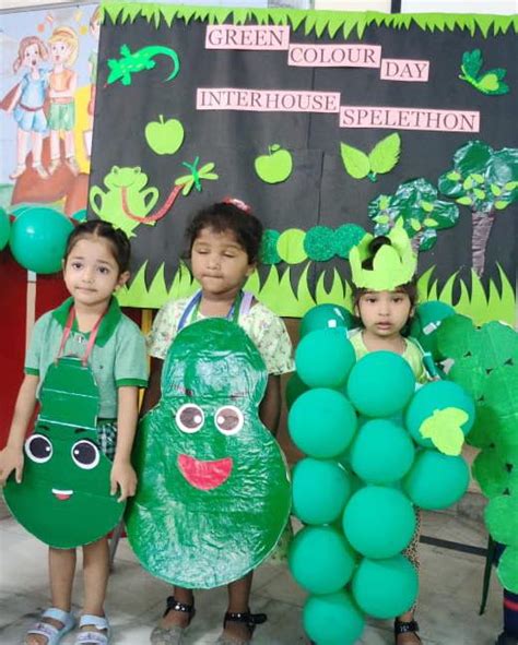 Celebrating Green Day - MAMS - Maa Anandmayee Memorial School