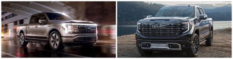 GMC Sierra 1500 Denali Ultimate Vs Ford F-150 Lightning Platinum, Which ...