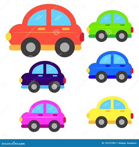 Car Cartoon Or Car Clipart Cartoon Isolated On White Background ...